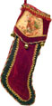 Red Stocking with Santa Bells 